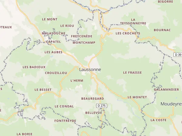 Plan de Laussonne