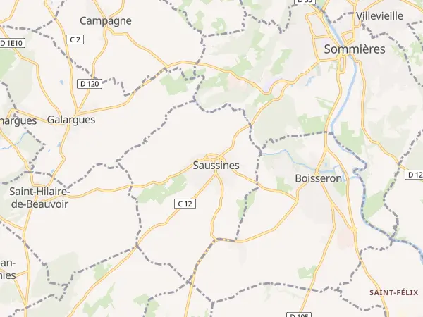 Plan de Saussines