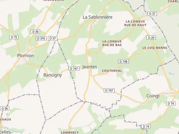 Plan de Jeantes