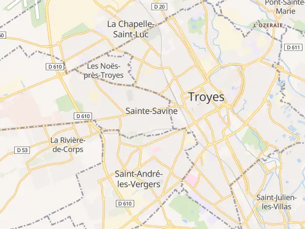 Plan de Sainte-Savine