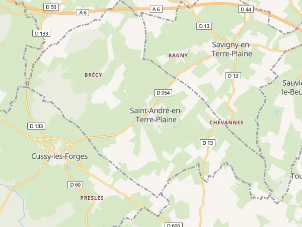 Plan de Saint-André-en-Terre-Plaine