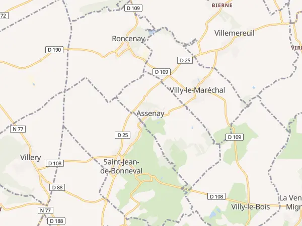 Plan de Assenay