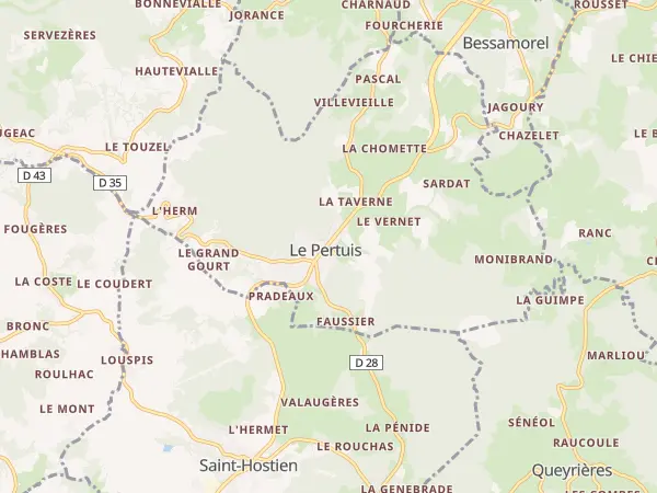 Plan du Pertuis