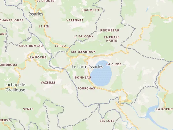 Plan du Lac-d’Issarlès