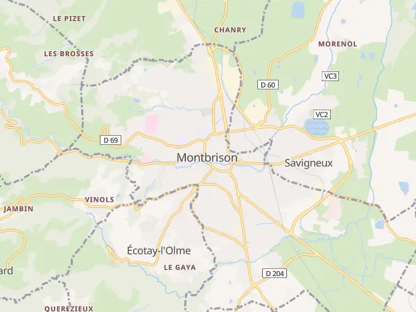 Plan de Montbrison