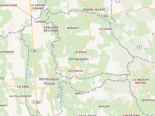 Plan de Versaugues