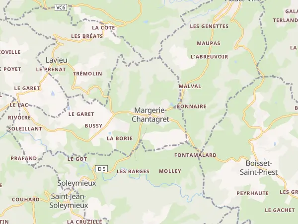 Plan de Margerie-Chantagret