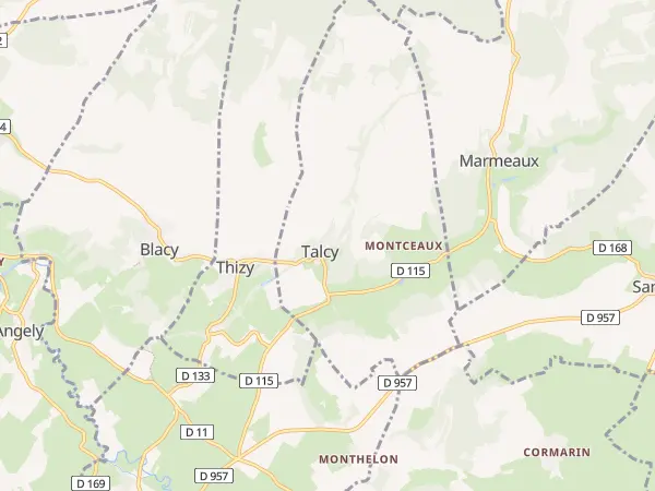 Plan de Talcy