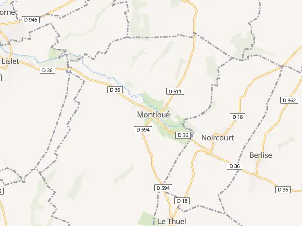 Plan de Montloué