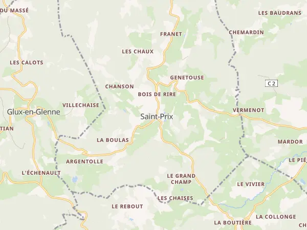Plan de Saint-Prix