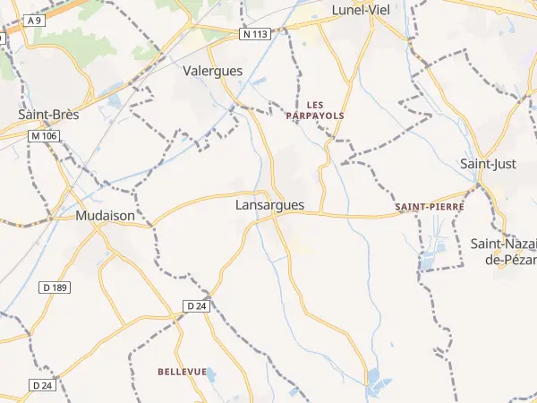 Plan de Lansargues