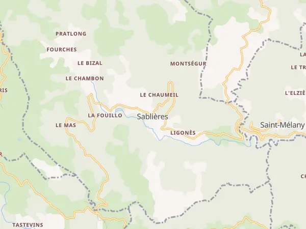 Plan de Sablières