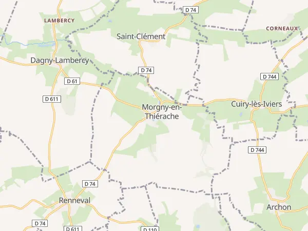 Plan de Morgny-en-Thiérache