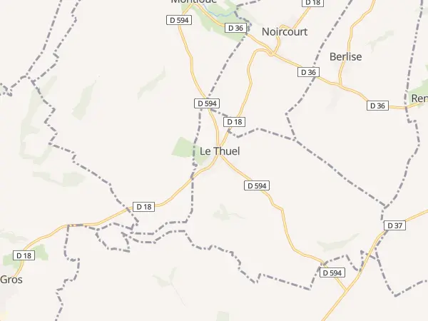 Plan du Thuel