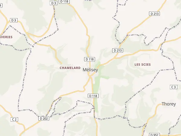 Plan de Mélisey