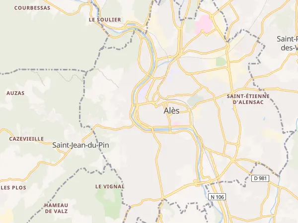 Plan de Alès