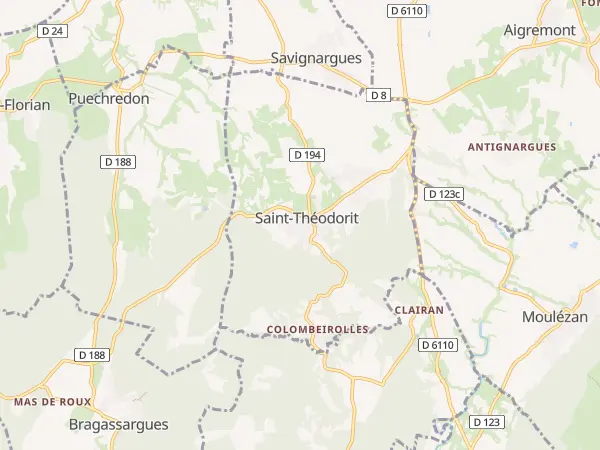 Plan de Saint-Théodorit