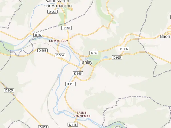 Plan de Tanlay