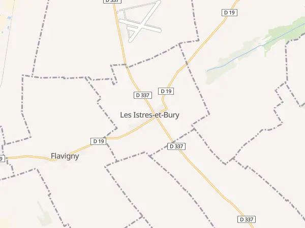 Plan des Istres-et-Bury