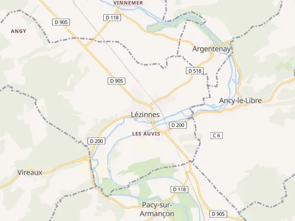 Plan de Lézinnes