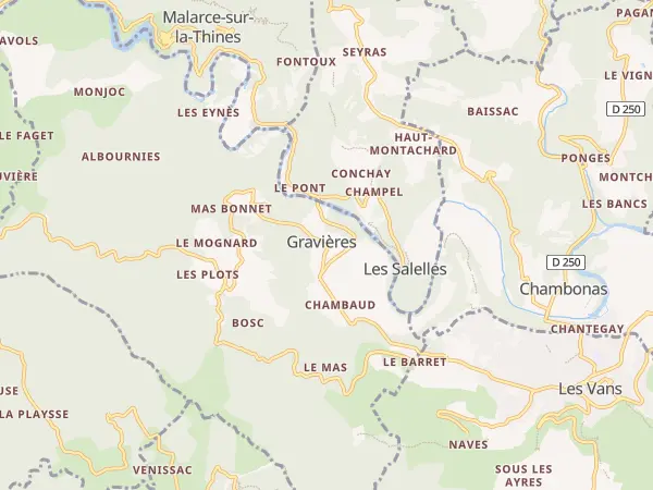 Plan de Gravières