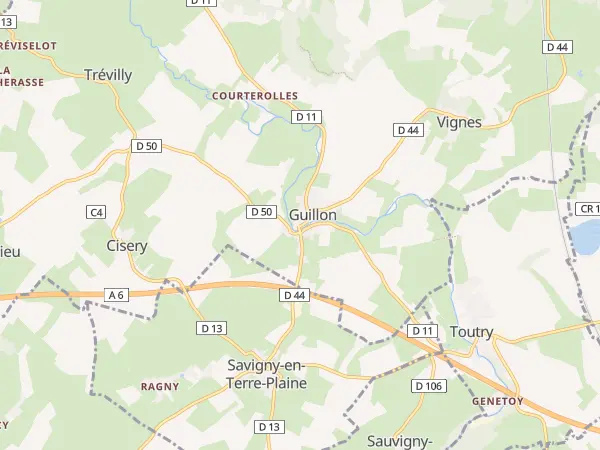Plan de Guillon-Terre-Plaine