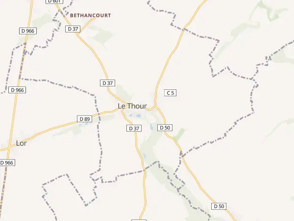 Plan du Thour