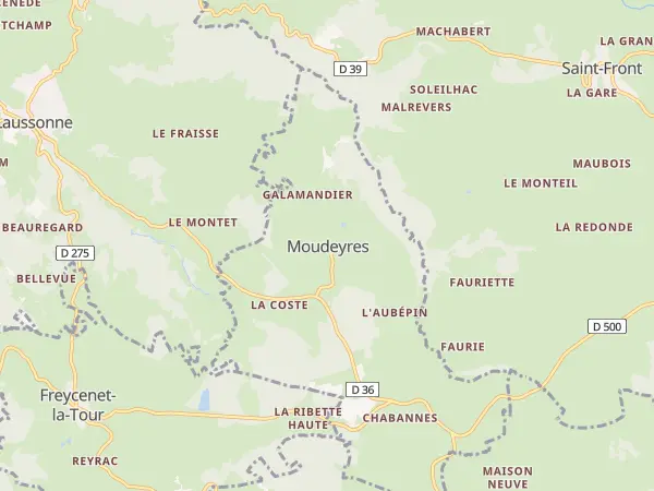 Plan de Moudeyres