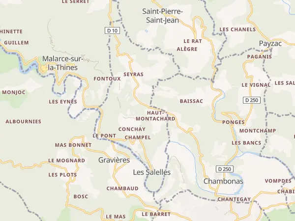 Plan des Salelles