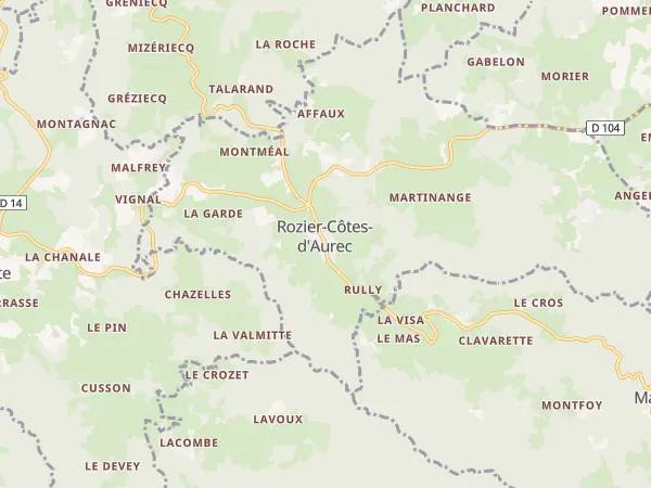 Plan de Rozier-Côtes-d’Aurec