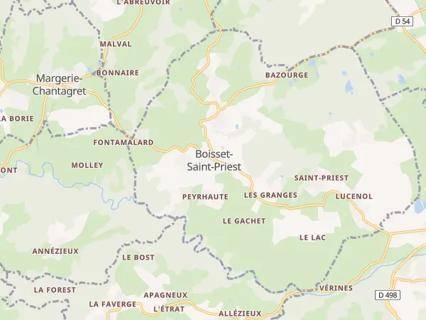 Plan de Boisset-Saint-Priest