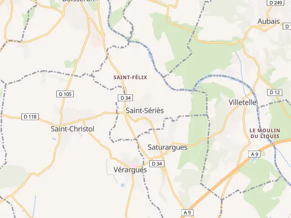 Plan de Saint-Sériès