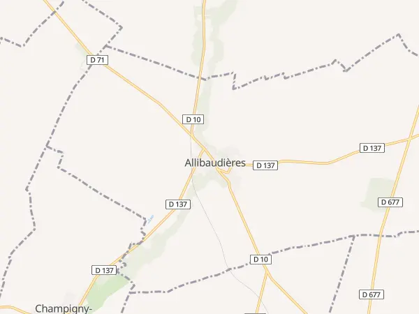 Plan de Allibaudières