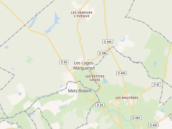 Plan des Loges-Margueron