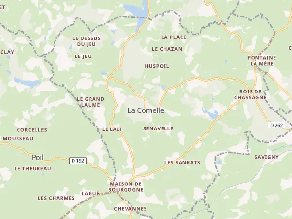 Plan de La Comelle