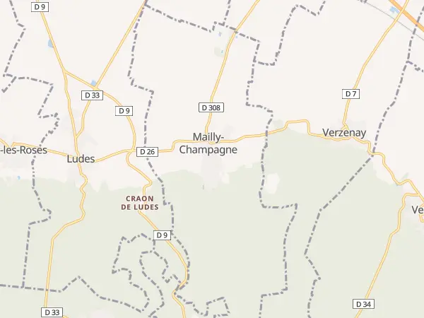 Plan de Mailly-Champagne