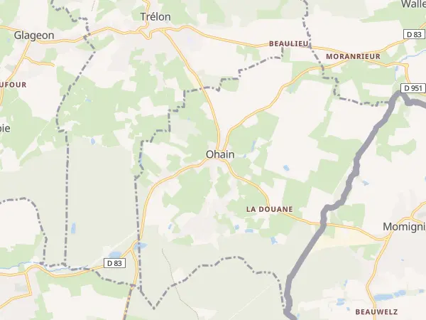 Plan de Ohain