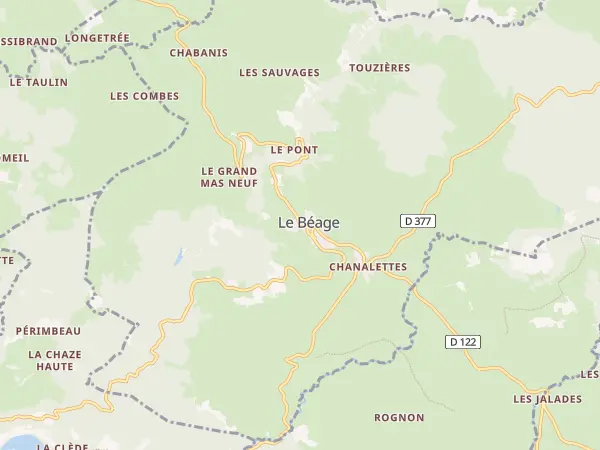 Plan du Béage
