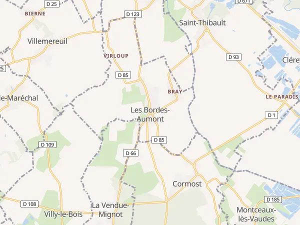 Plan des Bordes-Aumont