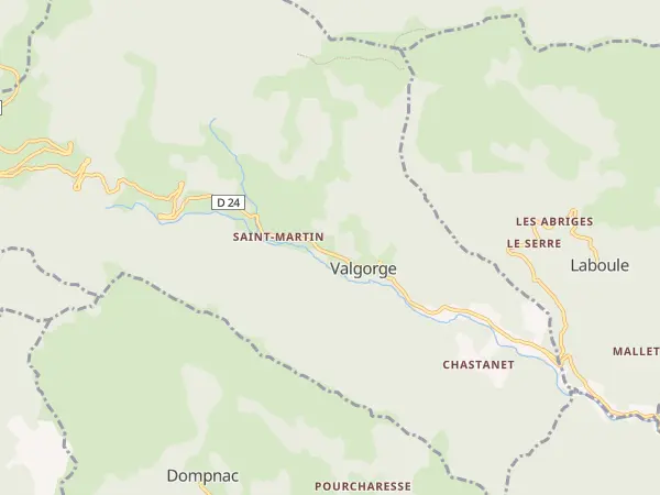 Plan de Valgorge