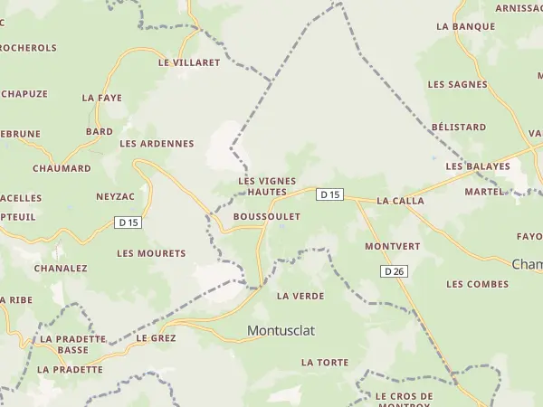 Plan de Champclause