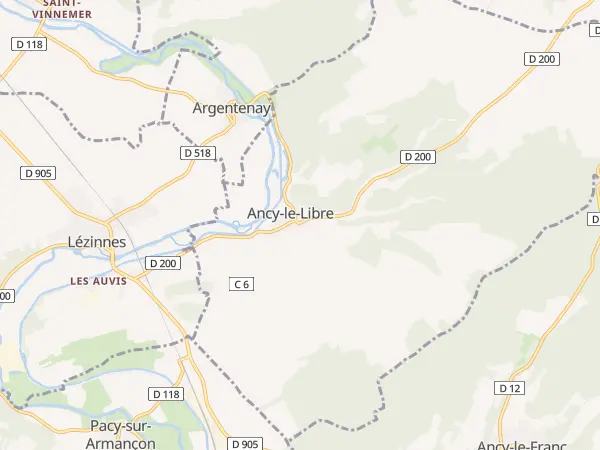 Plan de Ancy-le-Libre