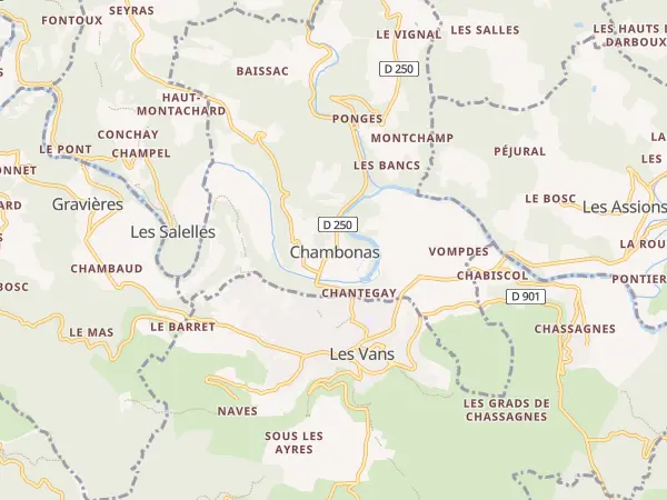 Plan de Chambonas