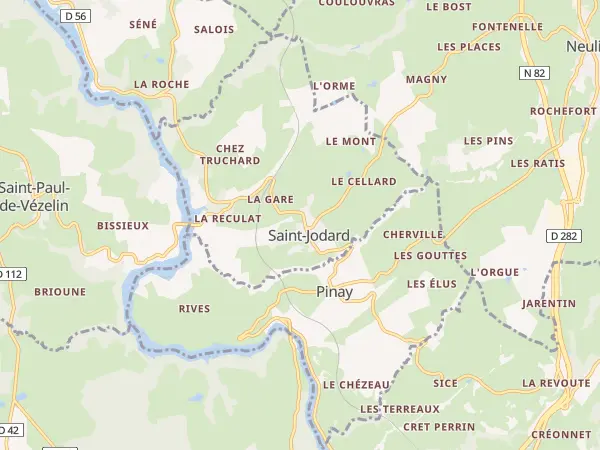 Plan de Saint-Jodard