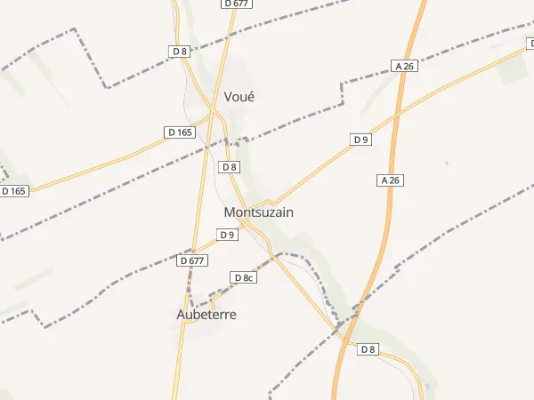 Plan de Montsuzain