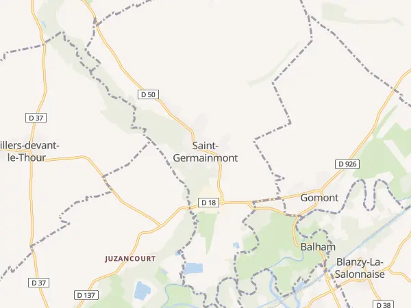Plan de Saint-Germainmont