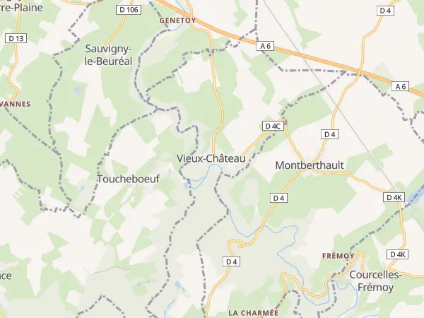 Plan de Vieux-Château