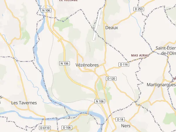 Plan de Vézénobres