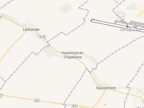 Plan de Vassimont-et-Chapelaine