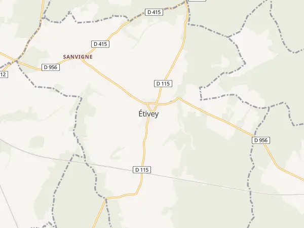 Plan de Étivey